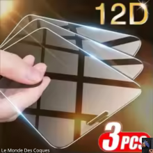 Lot de 3 protections d’écran en verre trempé pour iPhone