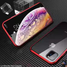 Coque magnétique en métal 360° pour iPhone