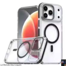 Coque Magnétique Transparente Magsafe de Luxe pour iPhone